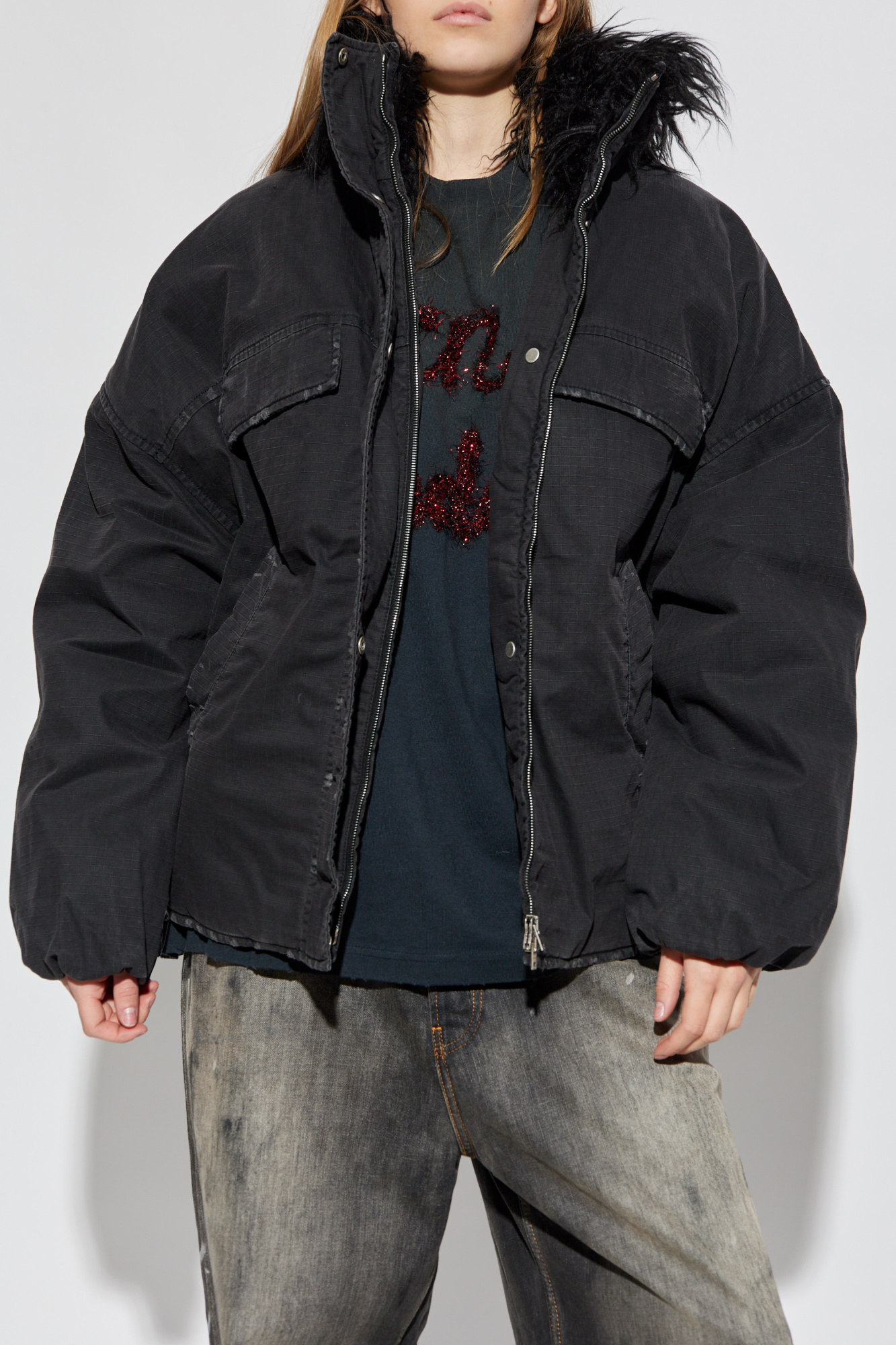 Acne Studios Jacket with stand-up collar | Women's | Vitkac